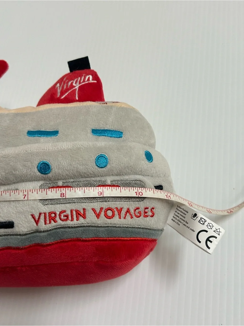 Virgin Voyages Cruise Ship Plush Stuffed Toy Ship Boat Souvenir Plush